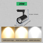 20 W Noir 1 pièce / Lumière chaude / CHINE