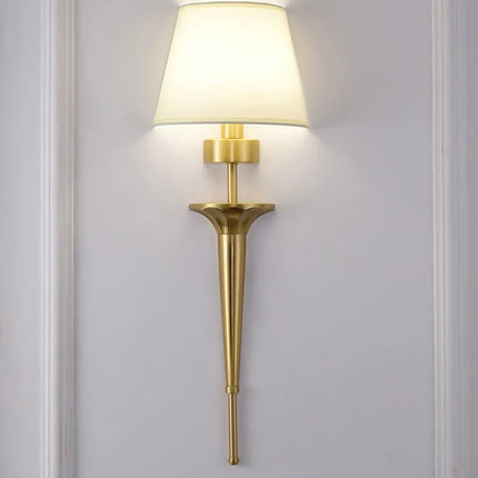 Applique murale classique en cuivre avec éclairage LED pour décoration — LZ4X9P2
