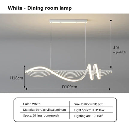 Suspension LED moderne pour éclairage intérieur élégant — LZ4X9P