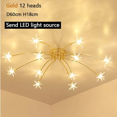 Plafonnier LED nordique moderne effet ciel étoilé pour décoration — LZ4X9T2