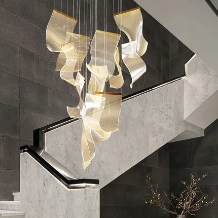 Suspension LED moderne avec éclairage acrylique profilé — LZ4X9T2