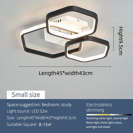 Plafonnier LED créatif pour maison intelligente moderne — LZ4X9P