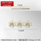 3 Lights Gold 1 / Warm Light