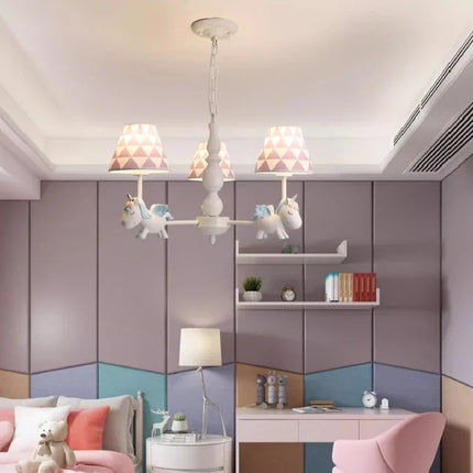 Lustre LED rotatif pour enfant style nordique romantique et chaleureux — LZ4X9P