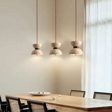 Lustre rétro en pierre naturelle pour décoration moderne — LZ4X9P
