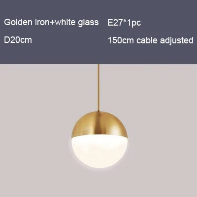 Suspension nordique en verre à motif carreaux pour décoration moderne — LZ4X9M