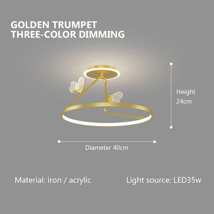 Plafonnier LED design moderne pour éclairage intérieur décoratif — LZ4X9P2