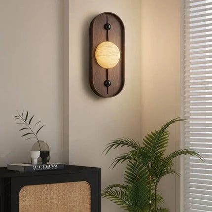 Applique murale LED rétro en marbre pour décoration moderne — LZ4T9XQ