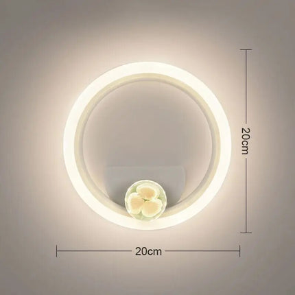 Applique murale LED moderne en acrylique pour salon et chambre — LZ4X9T2
