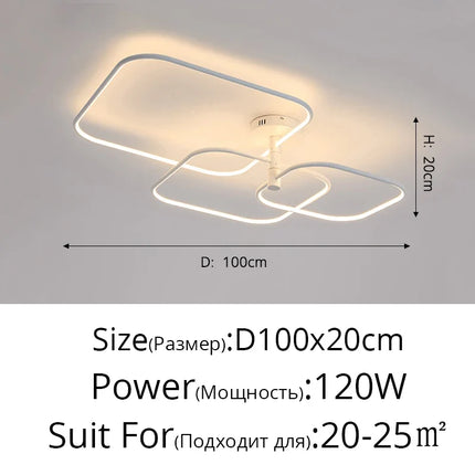 Lustre LED moderne et créatif pour éclairage intérieur de luxe — LZ4X9P