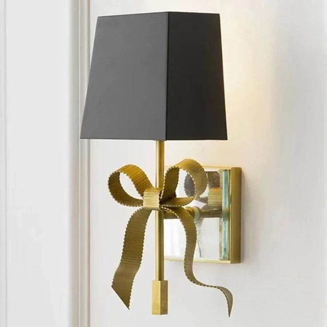 Applique murale LED moderne avec nœud rétro