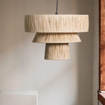 Suspension en verre Nordique Lafite design artisanal pour salon et salle à manger — LZ4X9M