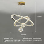 Dia80 60CM / Corps doré / Faible luminosité de la télécommande