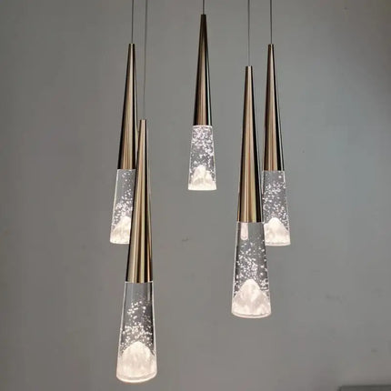 Suspension élégante en cristal pour éclairage intérieur moderne — LZQ7F2