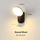 Blanc froid / Rond Noir / 12W