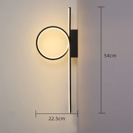 Applique murale moderne style nordique pour salon et chevet — LZ4X9T2