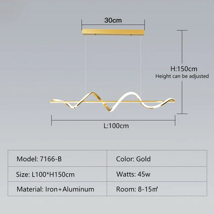 Suspension LED au design minimaliste et moderne — LZ4X9P2
