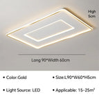 Oblong Or L90CM / Blanc froid