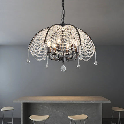 Lustre moderne en cristal pour décoration intérieure lumineuse — LZ4X9Q