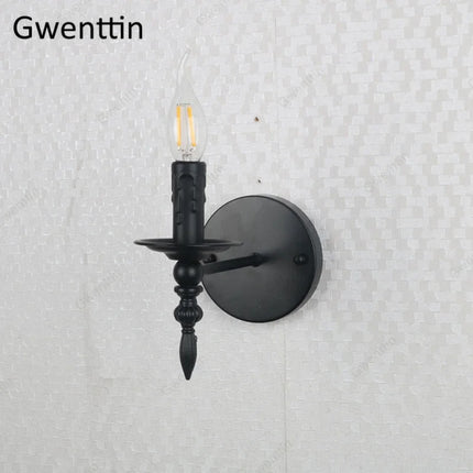Applique murale rétro en fer avec éclairage LED décoratif — LZ4X9P2
