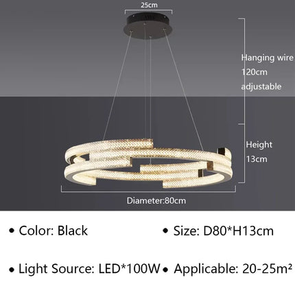 Suspension LED moderne pour décoration intérieure élégante — LZ4X9T