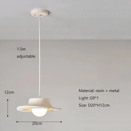 Suspension LED style wabi sabi nordique pour restaurant — LZ4P9XQ
