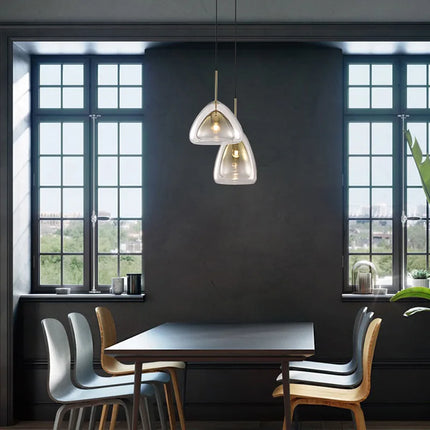 Suspension en verre au design nordique pour intérieur moderne — LZ4X9Q