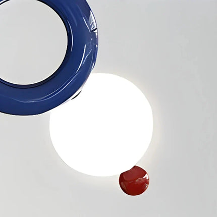 Suspension anneau métallique style art déco — LZ4N7Q2
