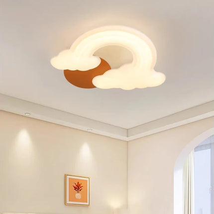 Plafonnier décoratif nuage arc-en-ciel pour enfant, style moderne — LZ4X9Q2