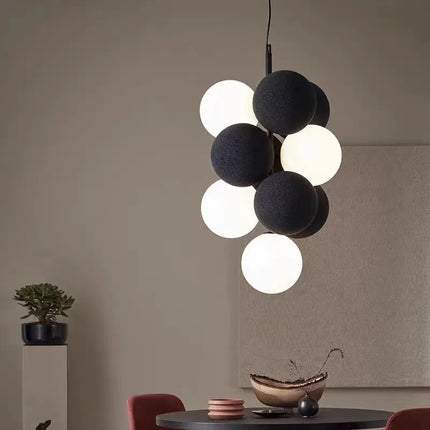 Lustre LED à bulles design Abstracta — LZ4X9T1