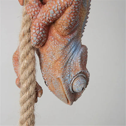 Lustre suspension rétro animalier en résine pour café — LZ4X9P