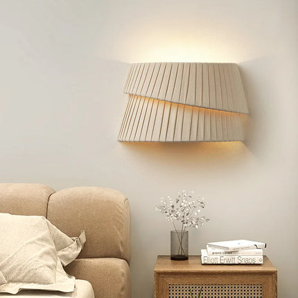 Lustre suspension minimaliste en tissu fait main style wabi sabi — LZ3F9XQ