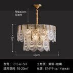 Lampe à suspension à 9 têtes