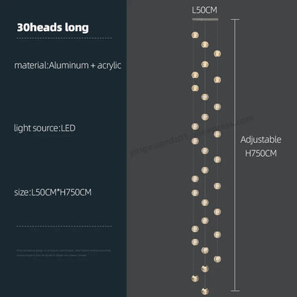 Suspension moderne haut de gamme pour éclairage intérieur — LZ4P9X