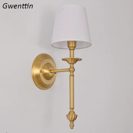Applique murale en cuivre LED style nordique pour loft décoratif — LZ4X9T2