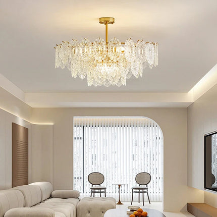 Lustre en verre luxueux pour intérieur élégant — LZ4P9XQ