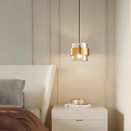 Suspension nordique en cuivre et verre de luxe — LZ4X9V2C