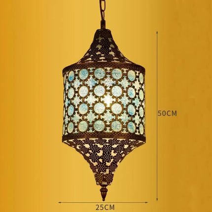 Lustre suspension décoratif style asiatique pour intérieur bohème — LZ4N7Q2