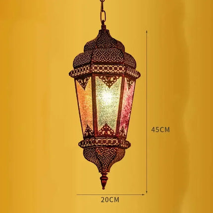 Lustre suspension décoratif style asiatique pour intérieur bohème — LZ4N7Q2