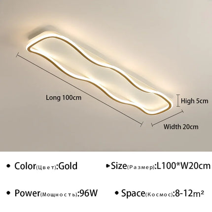 Plafonnier LED moderne pour décoration intérieure lumineuse — LZ4X9Q2