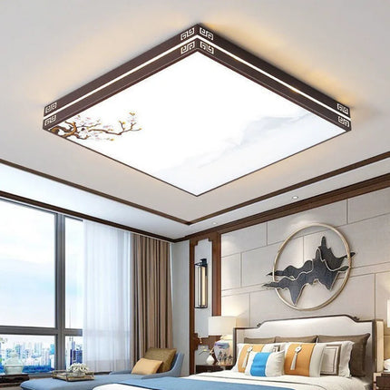 Lustre rectangulaire LED pour éclairage intérieur moderne — LZ4X9T2