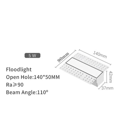 Spot LED encastrable magnétique pour éclairage intérieur linéaire moderne — LZ4X9P2