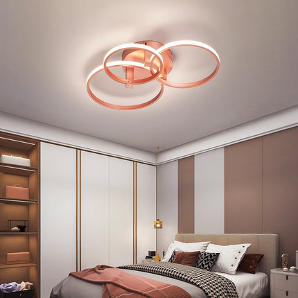 Lustre moderne en métal pour décoration intérieure élégante — LZ4X9P