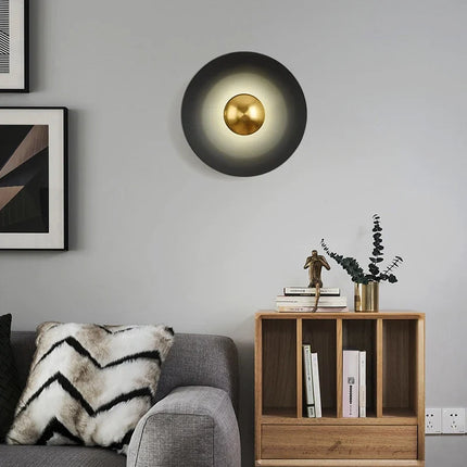 Applique murale LED ronde au design moderne pour décoration de luxe — LZ4X9T1