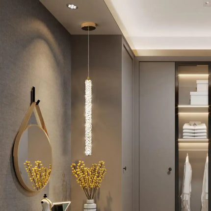 Lampe de chevet en cristal au design moderne pour intérieur — LZ4X9P2