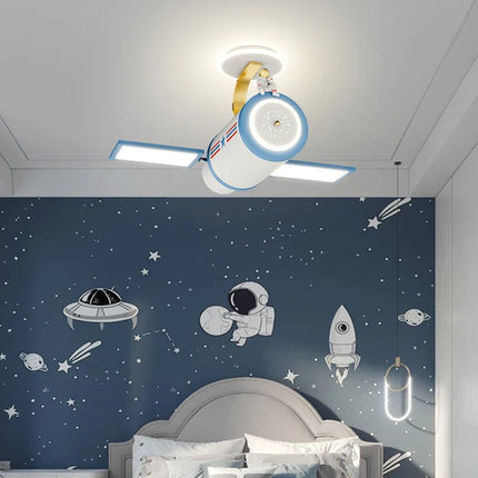 Lustre suspendu décoratif dessin animé satellite pour chambre d’enfants — LZ4P9X