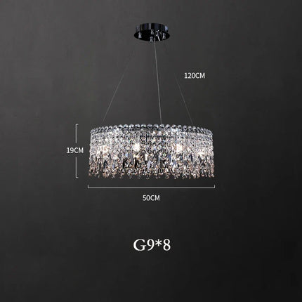 Lustre de luxe en cristal suspension pour éclairage de bar — LZ4X9Q