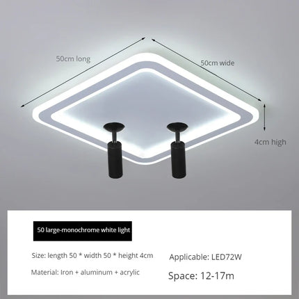 plafonnier led moderne design pour intérieur éclairage surface