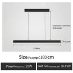 1 Mot-l100cm / Lumière chaude 3000k
