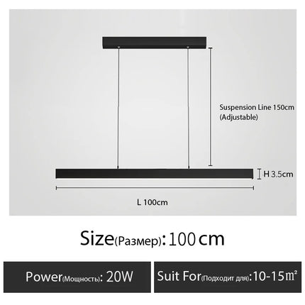 Plafonnier LED suspendu au design nordique moderne pour intérieur — LZ4X9QJ